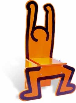 chaise keith haring