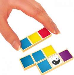 Chromino – Jeu de dominos de couleur familial et règle simple