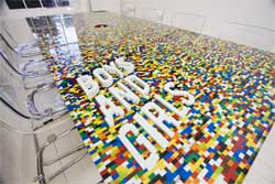 table design lego